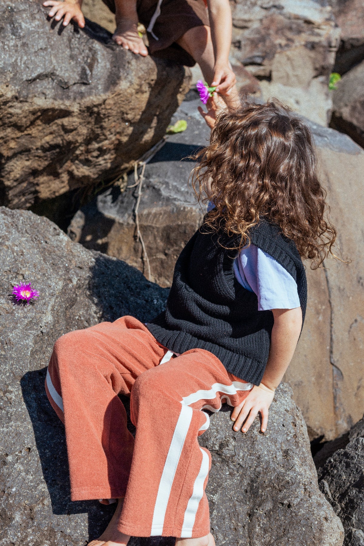 Mini Terry Pant - Rust