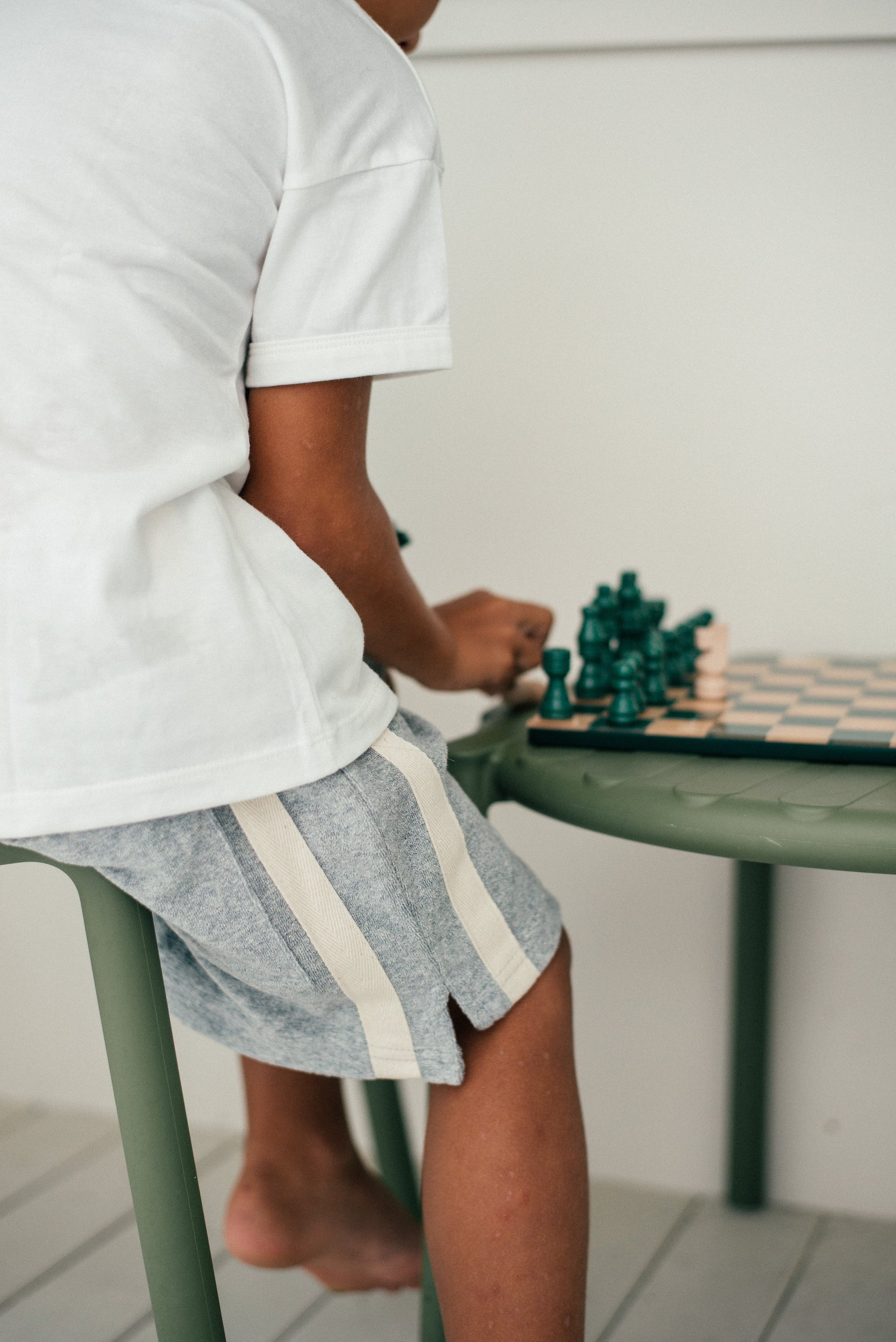 Mini Terry Short - Marle Grey