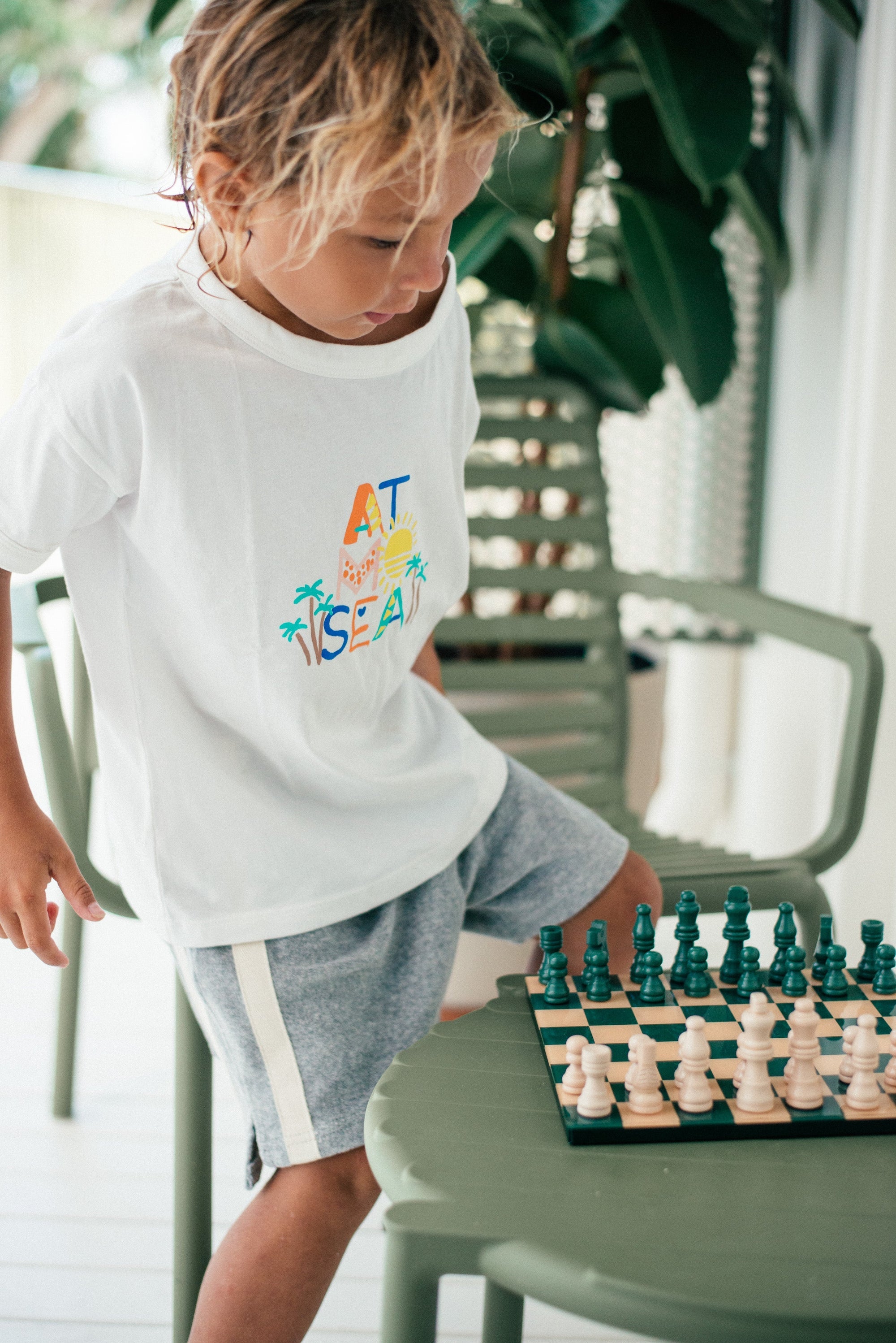 Mini Terry Short - Marle Grey