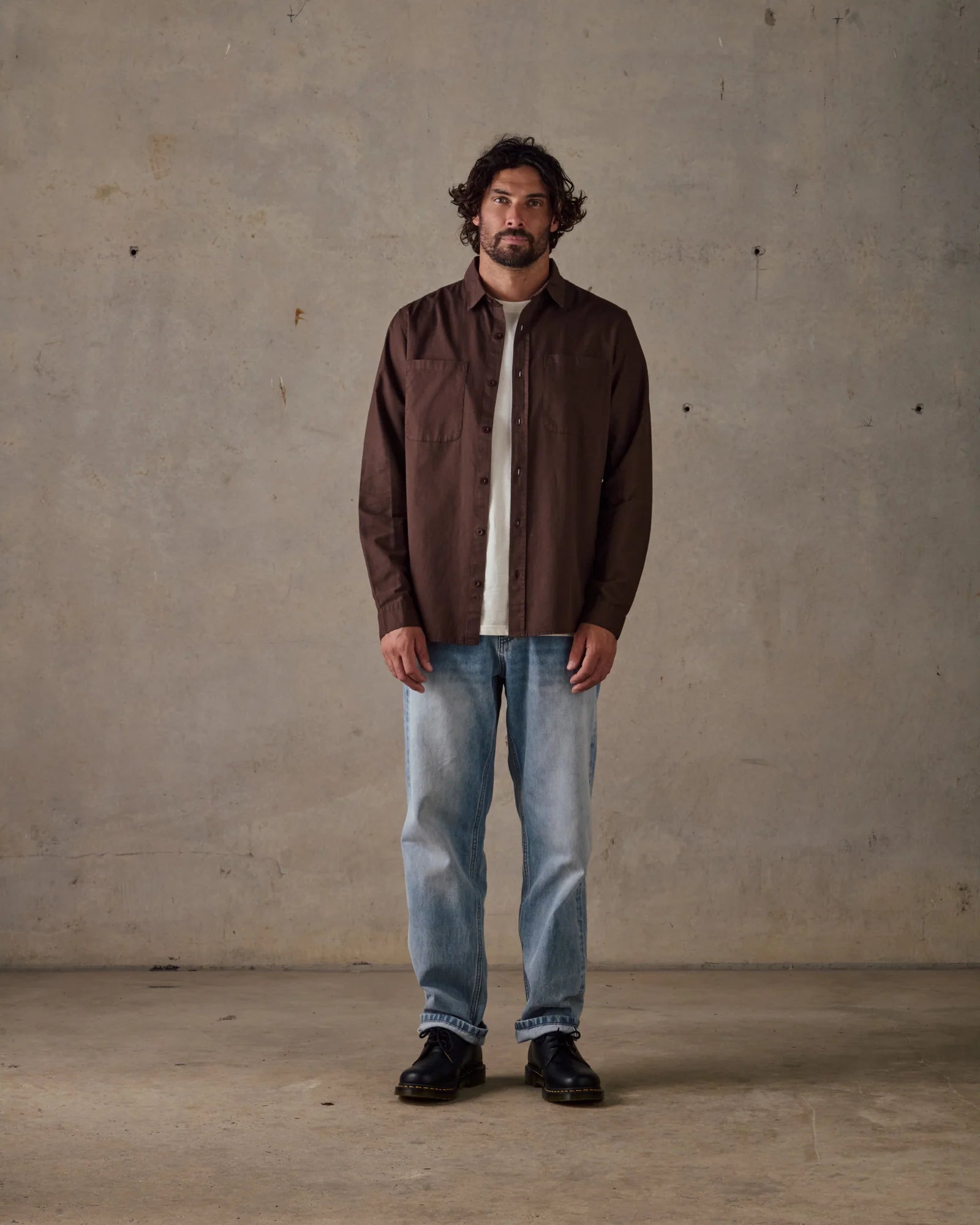 Original Long Sleeve Shirt - Brown