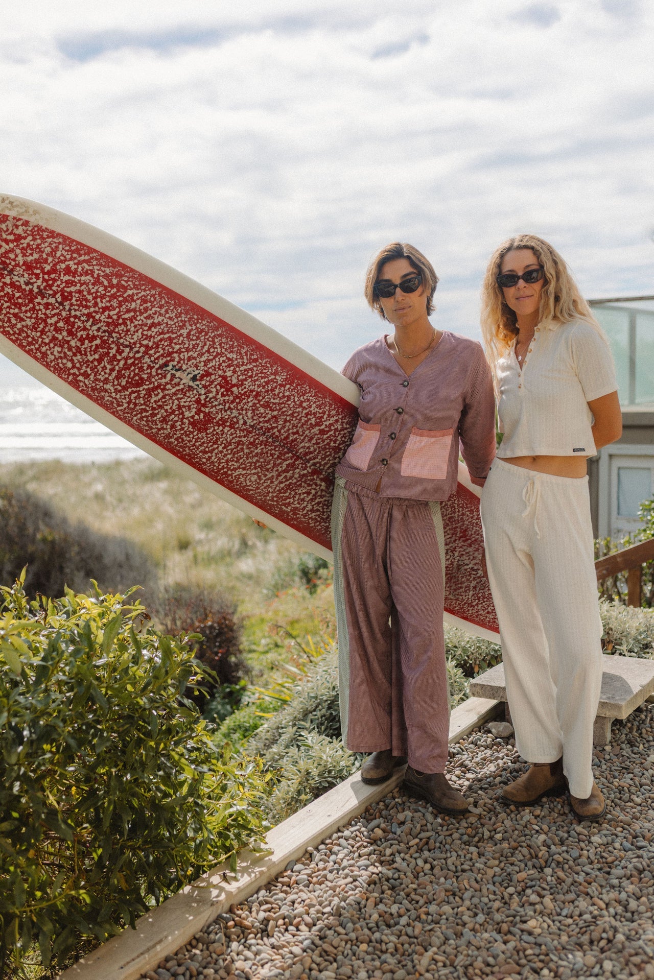 Patchwork Pant - Hound Tooth