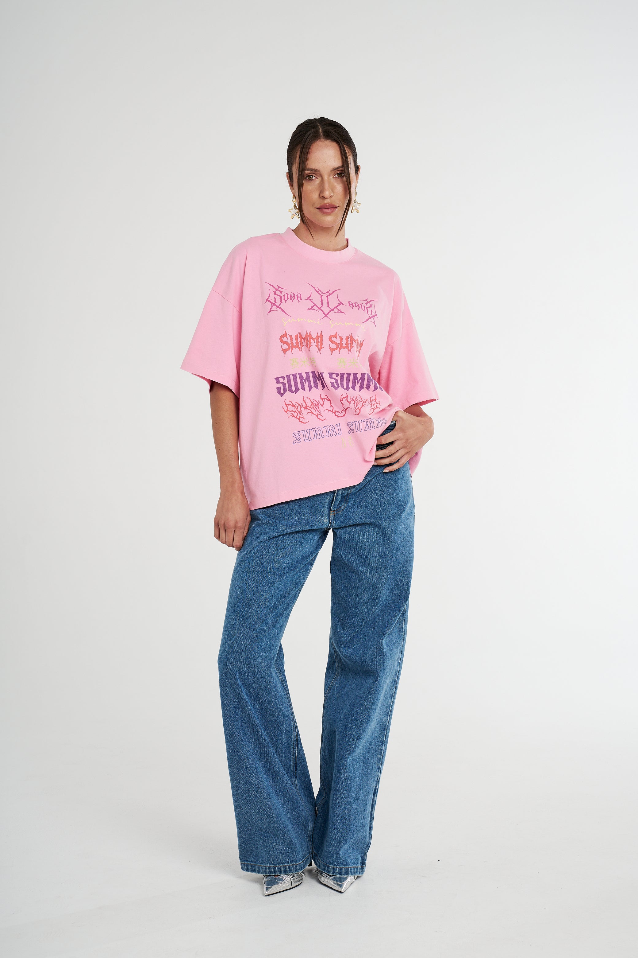 Band Tee - Pink