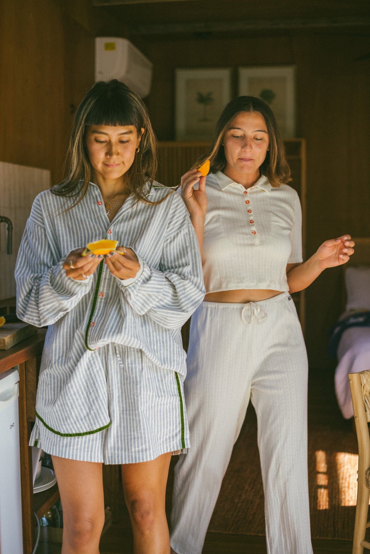 PJ Shirt - Stripe Velvet
