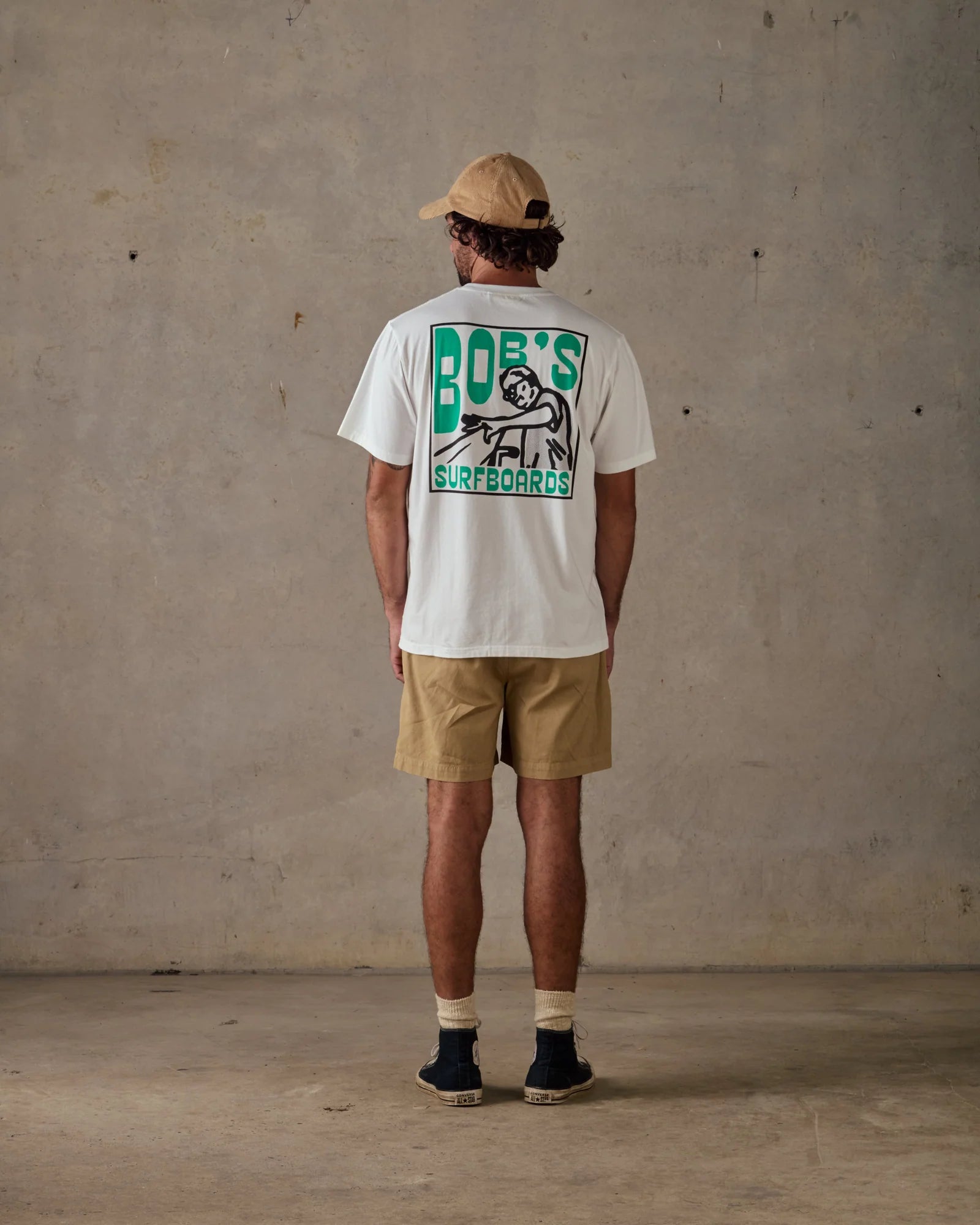 Pinched Rails Tee - White