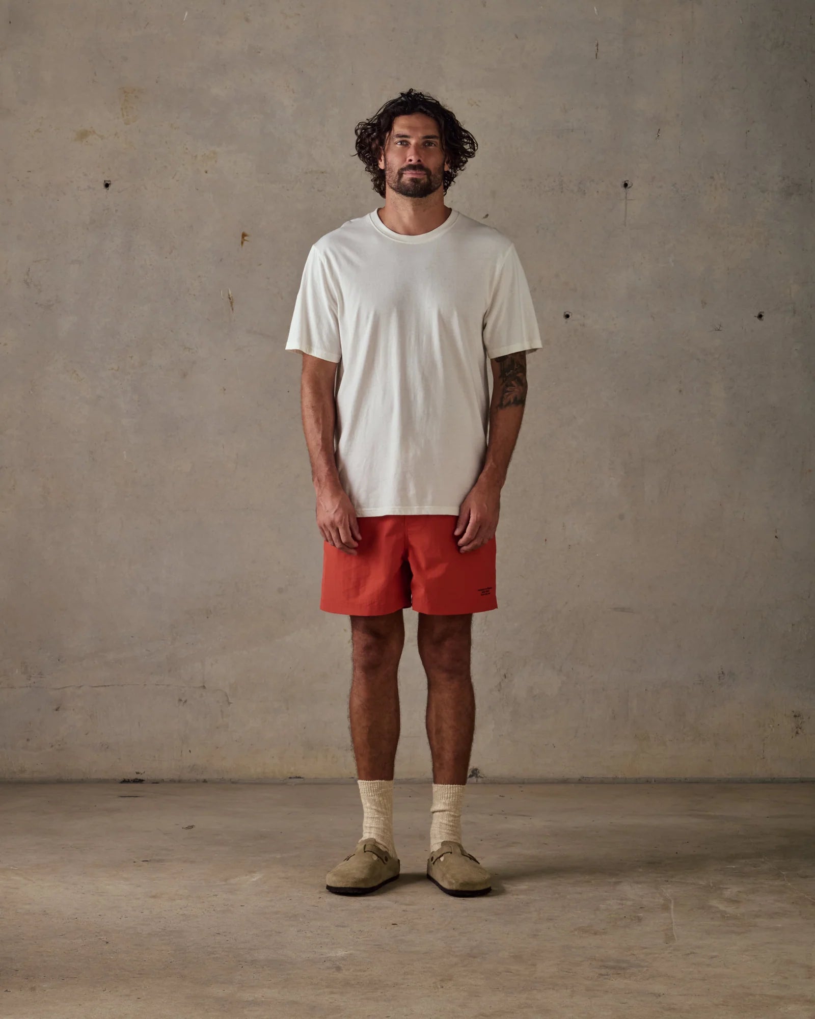 Land Swim Short - Rust