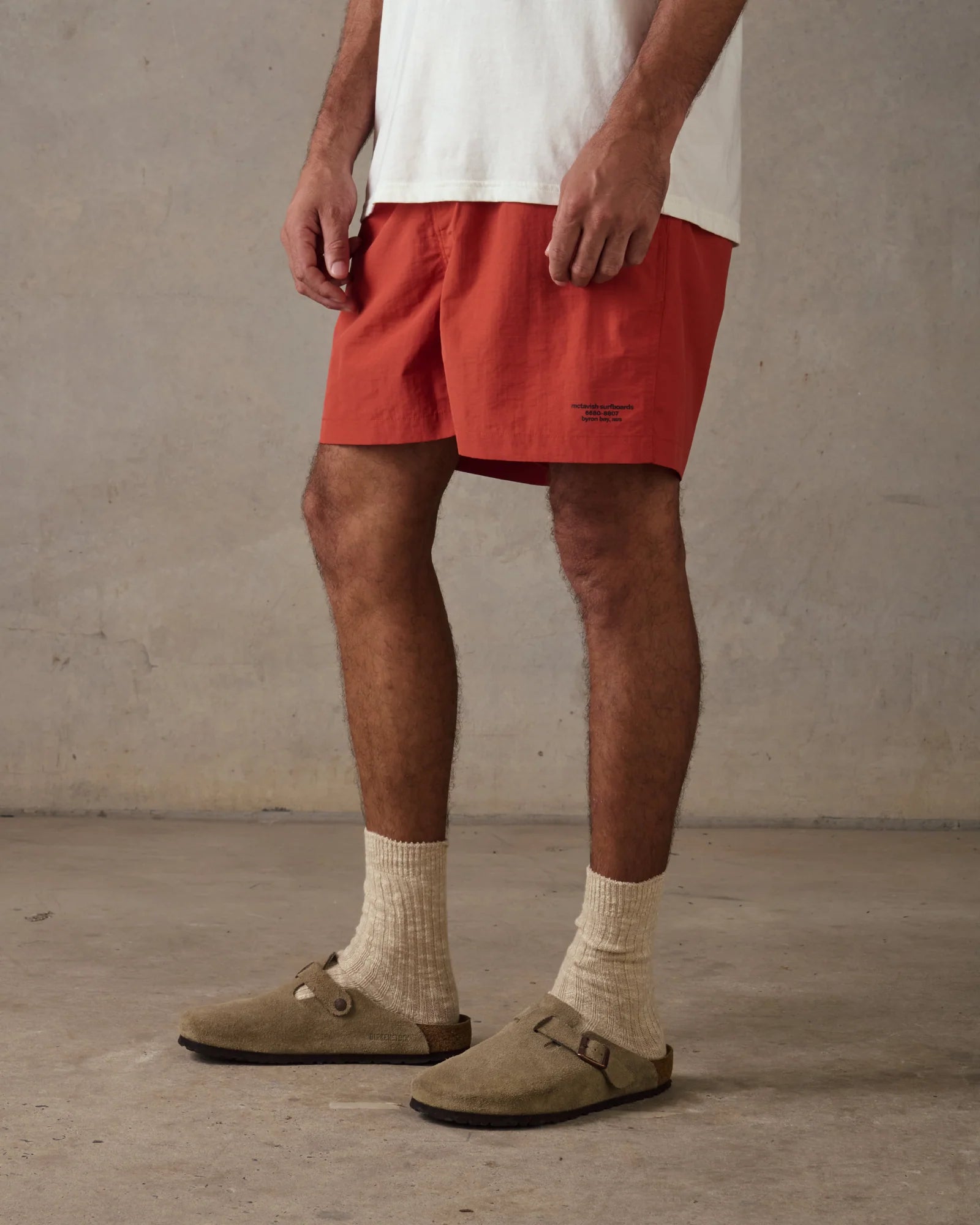 Land Swim Short - Rust