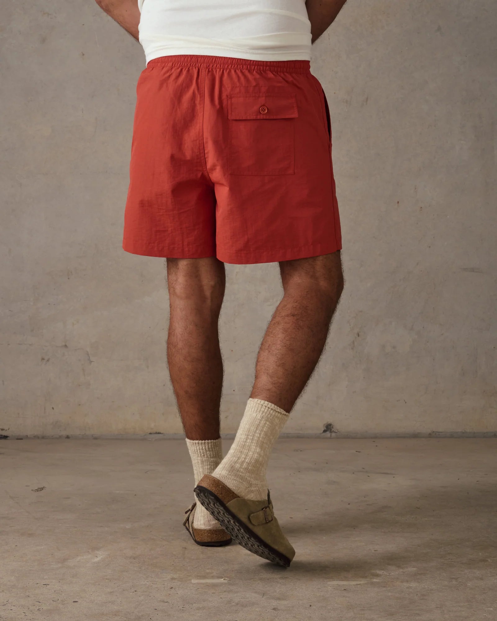 Land Swim Short - Rust