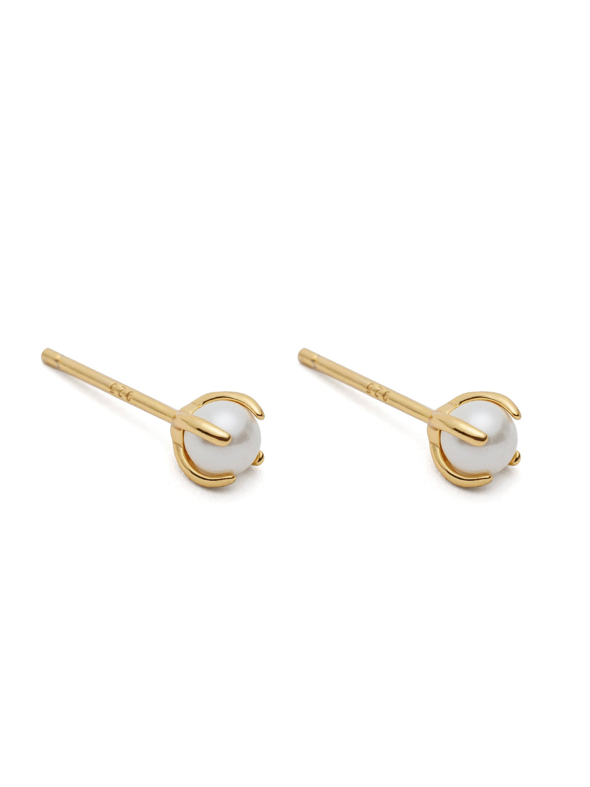Sea Foam Studs - 18k Gold Vermeil