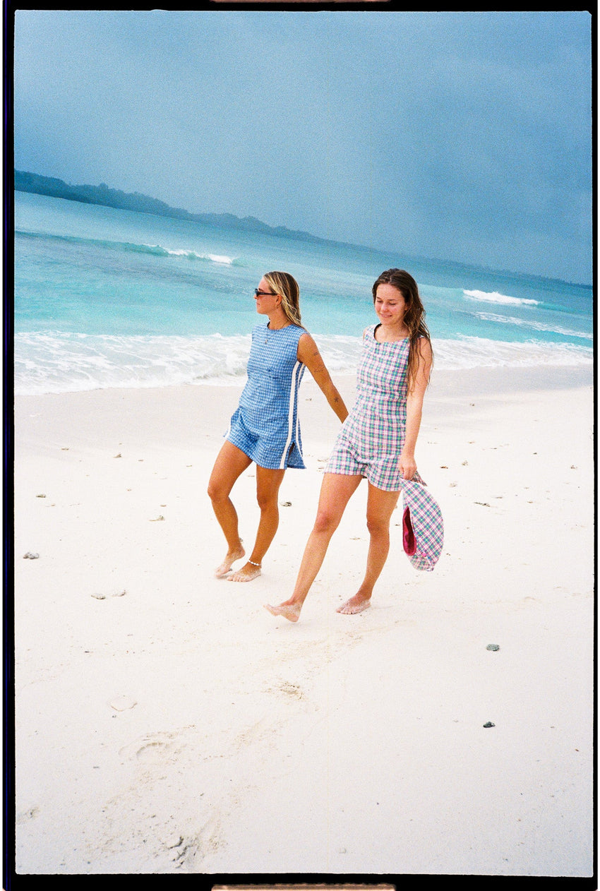 Sporty Dress - Blue Gingham