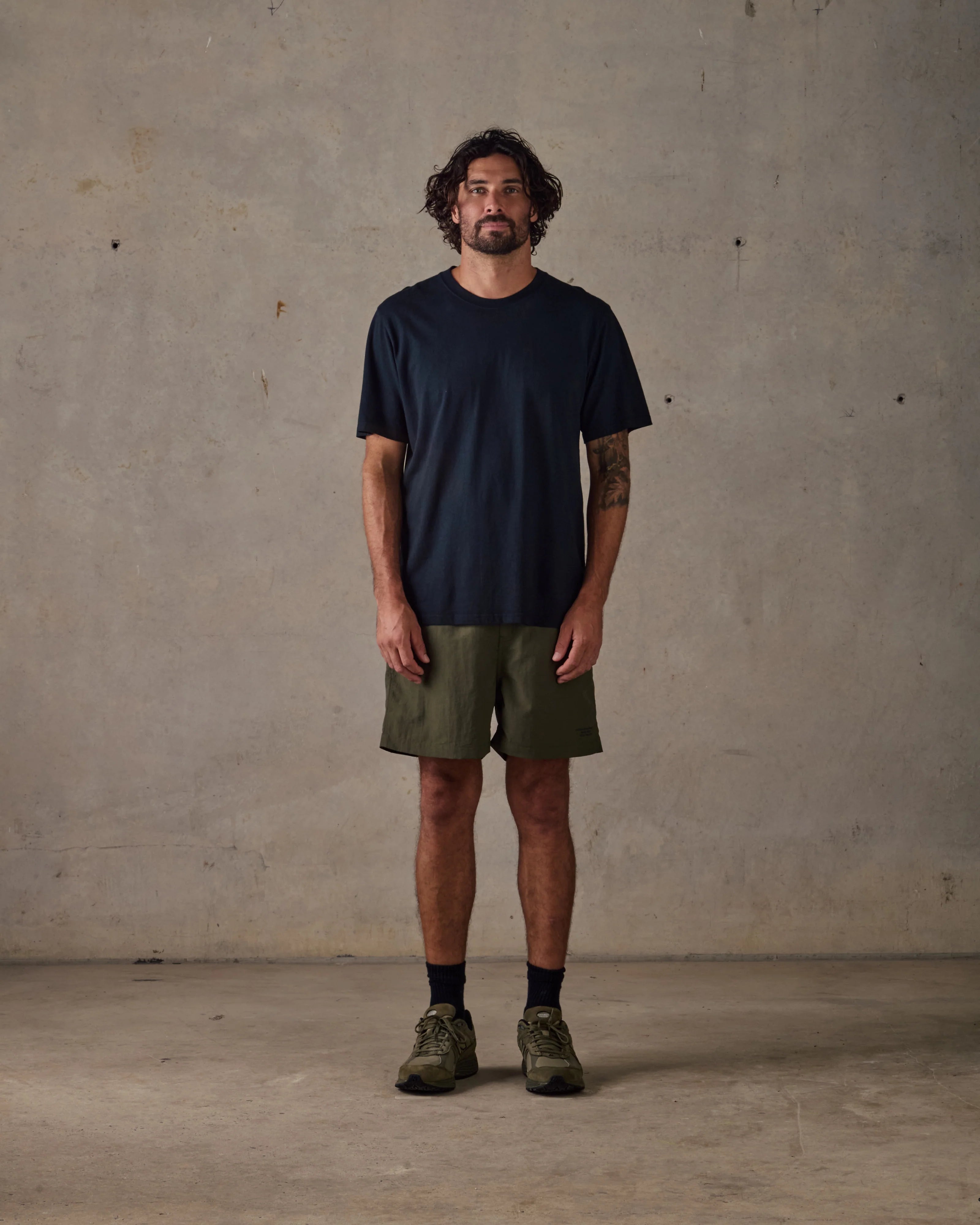 Land Swim Short - Olive