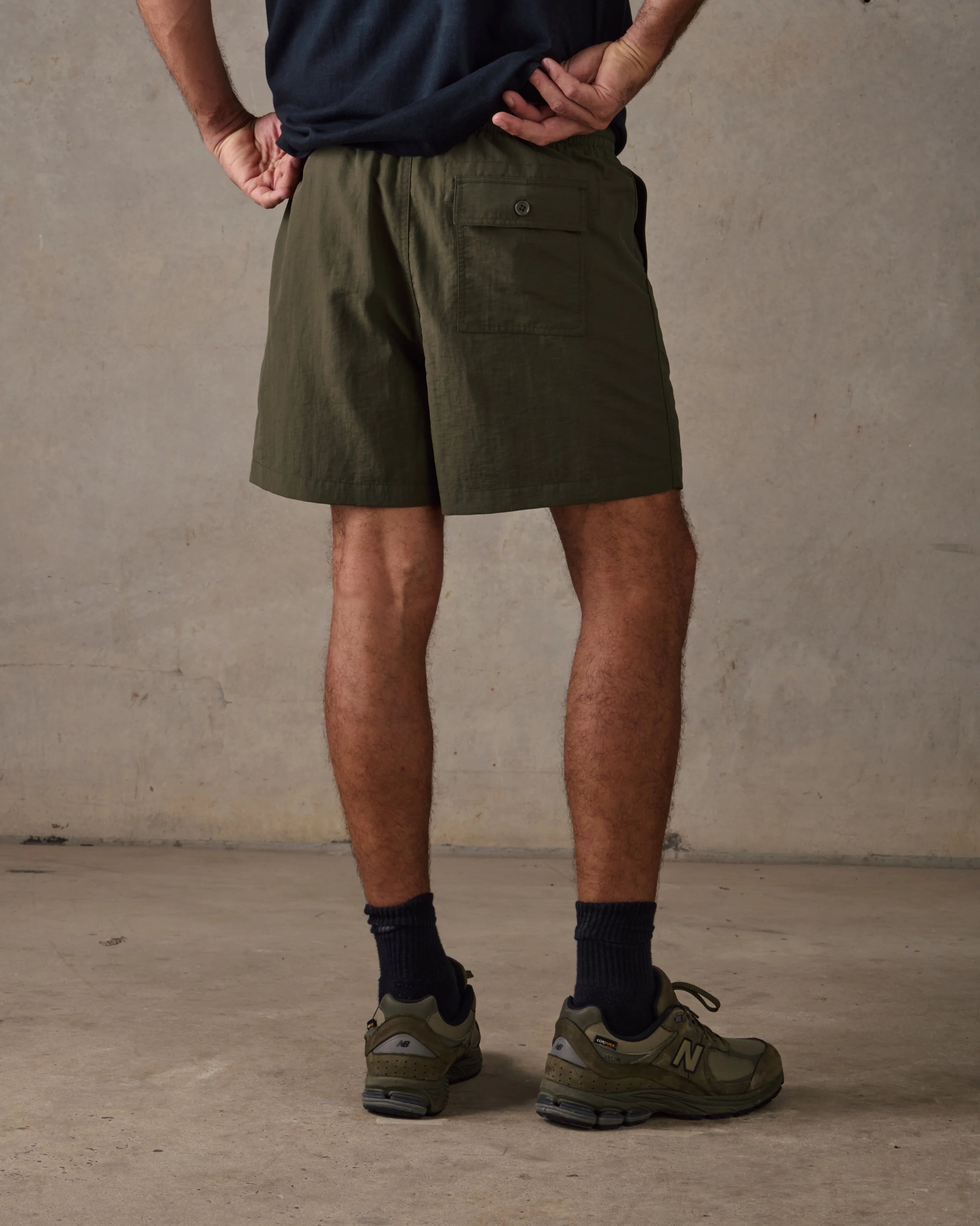 Land Swim Short - Olive