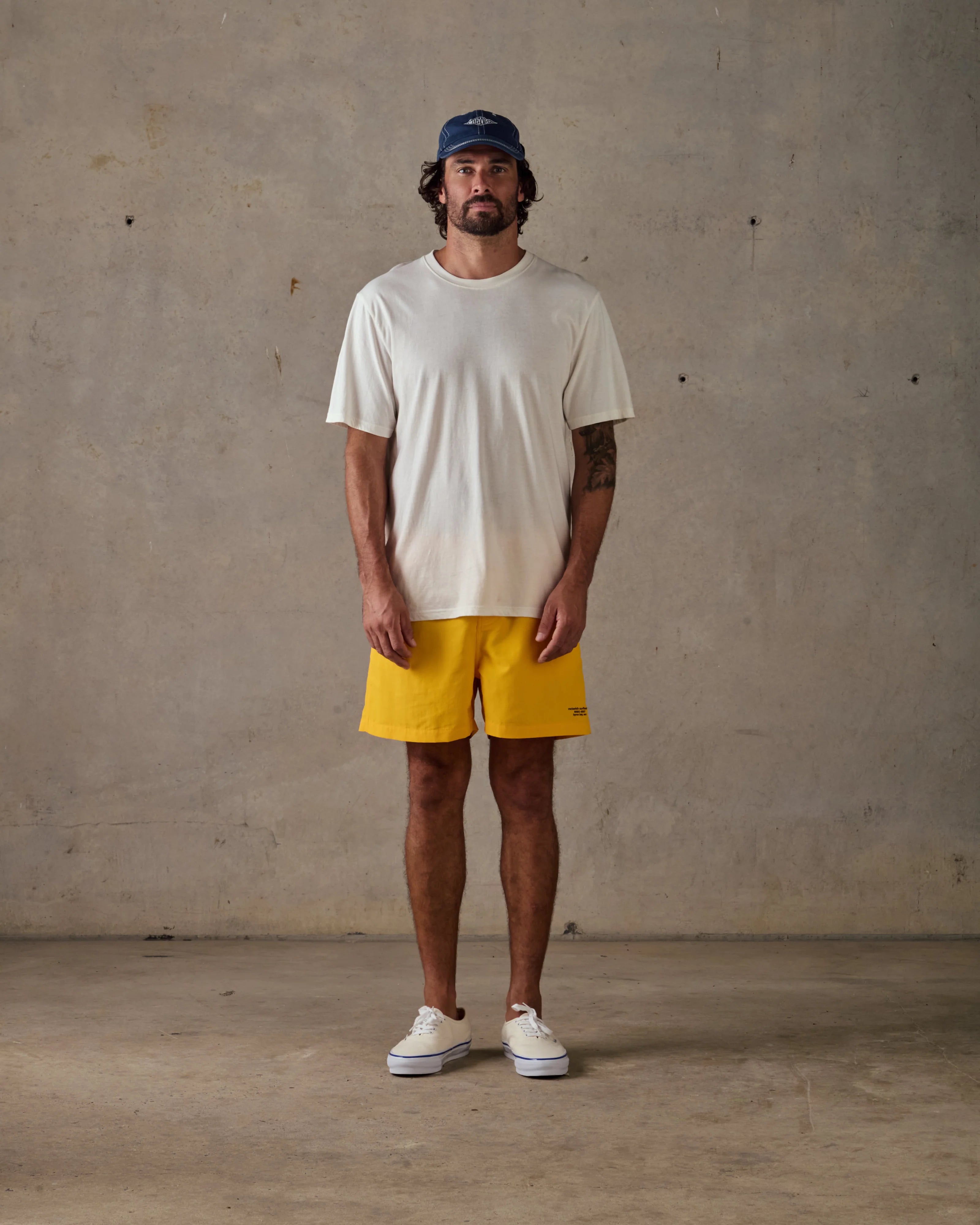 Land Swim Short - Yellow