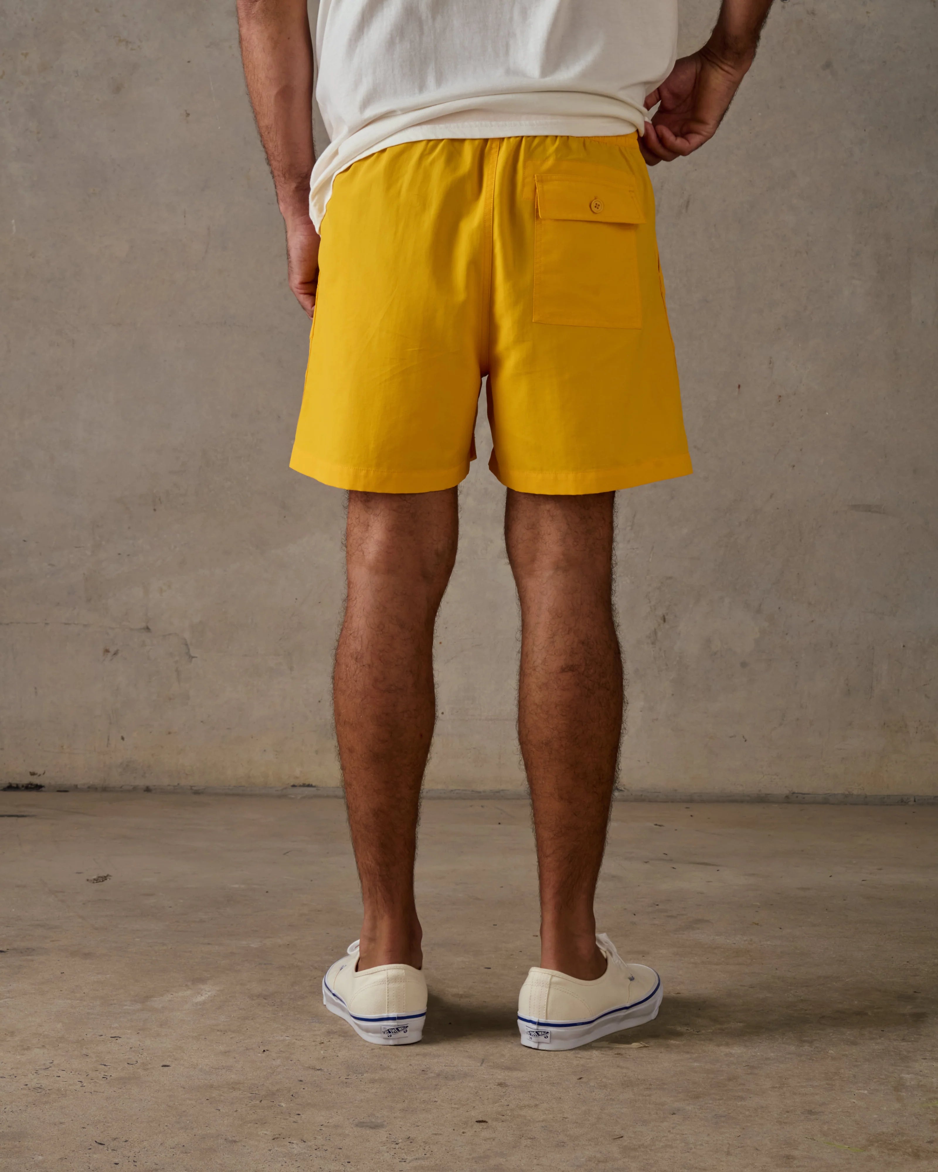 Land Swim Short - Yellow