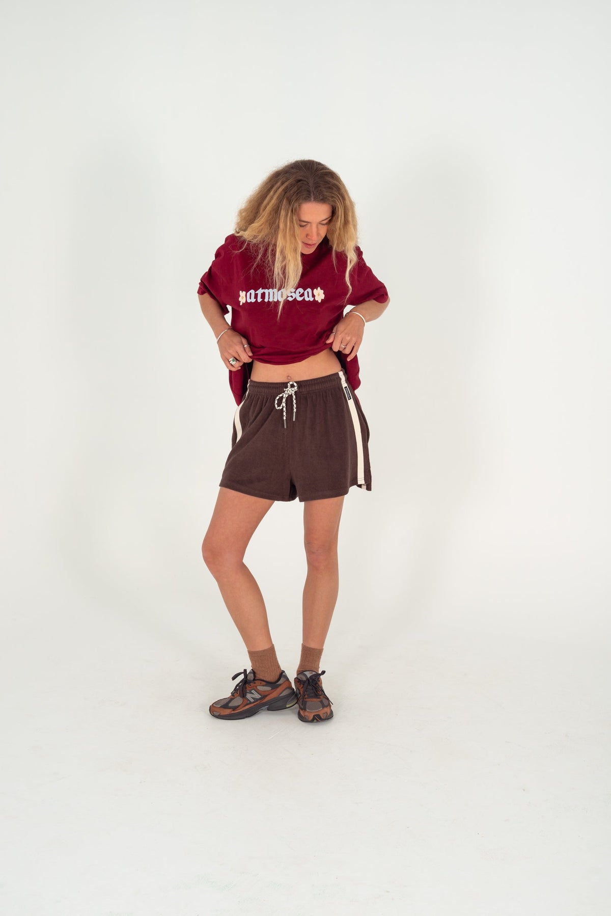 Terry Towelling Short - Chocolate