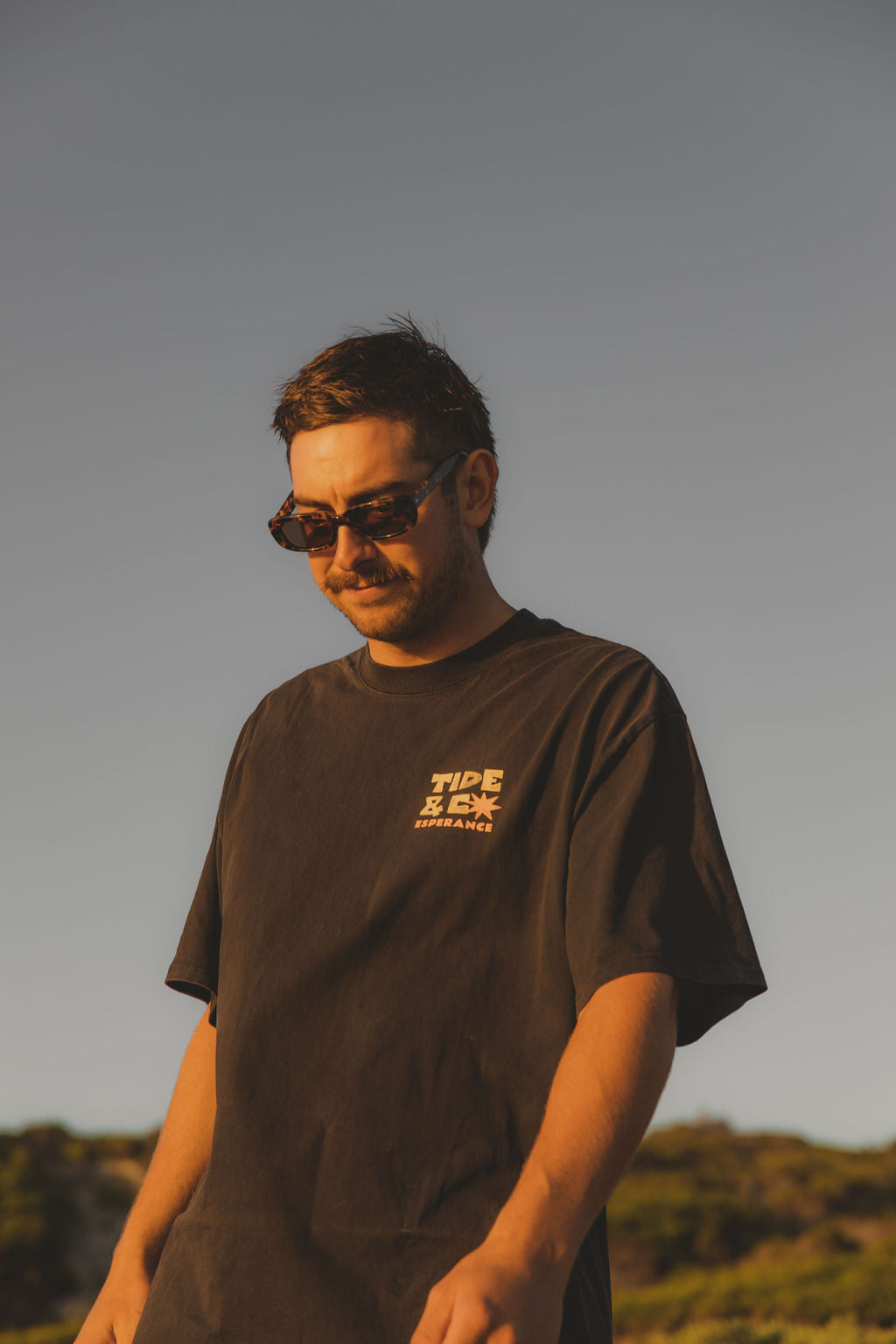 Tide Town Lobster Unisex Tee - Black