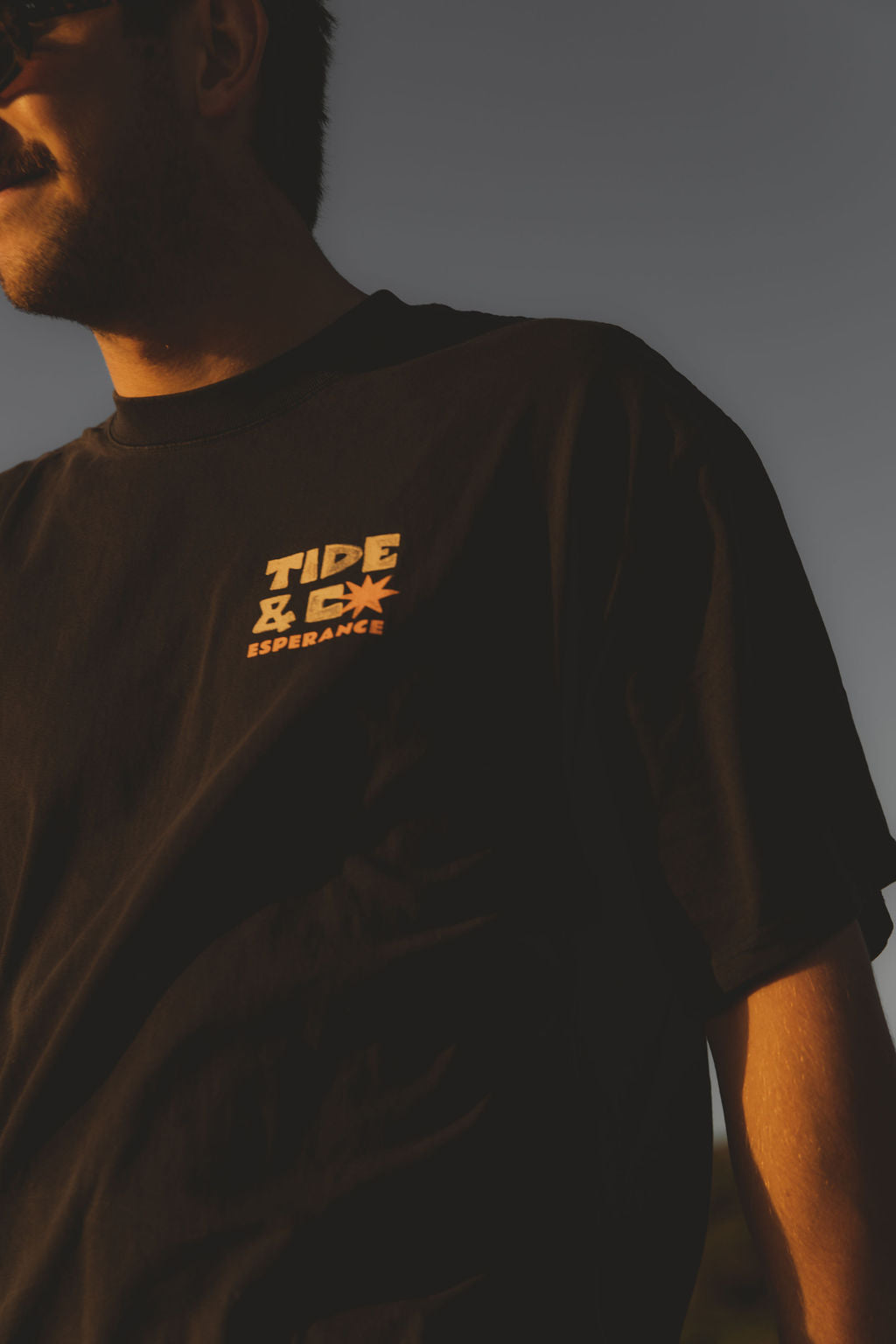 Tide Town Lobster Unisex Tee - Black