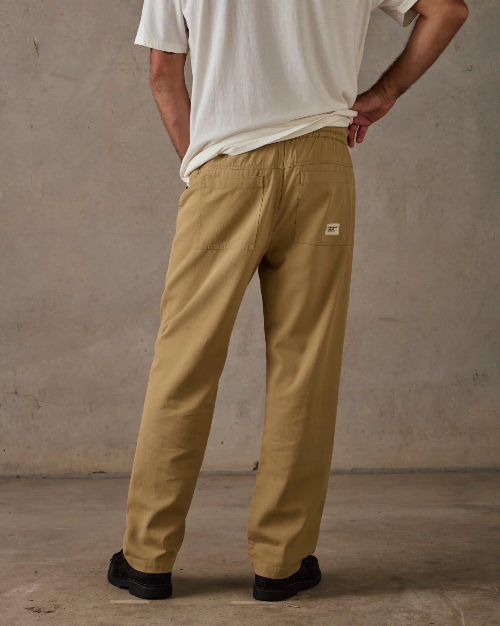 Twill Pants - Tan