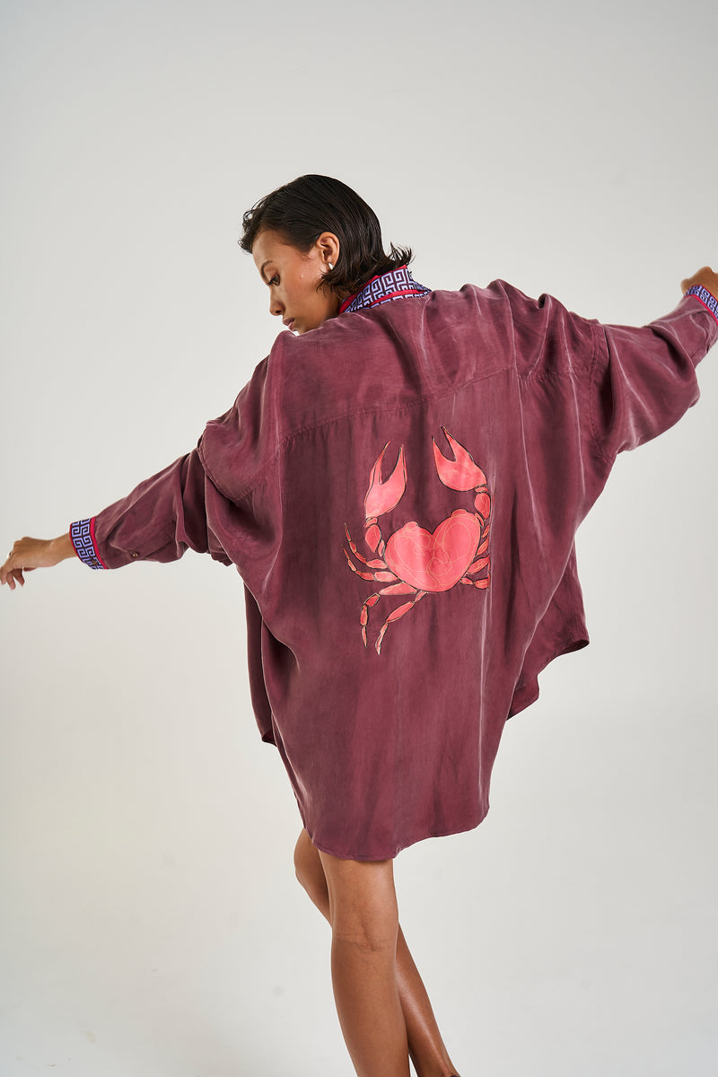 Long Sleeve Oversized Shirt - Zodiac