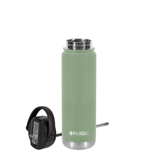Tide & Co X Project Pargo Insulated Sports Bottle 750mL - Eucalypt Green