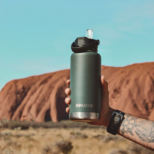 Tide & Co X Project Pargo Insulated Sports Bottle 950mL - BBQ Charcoal