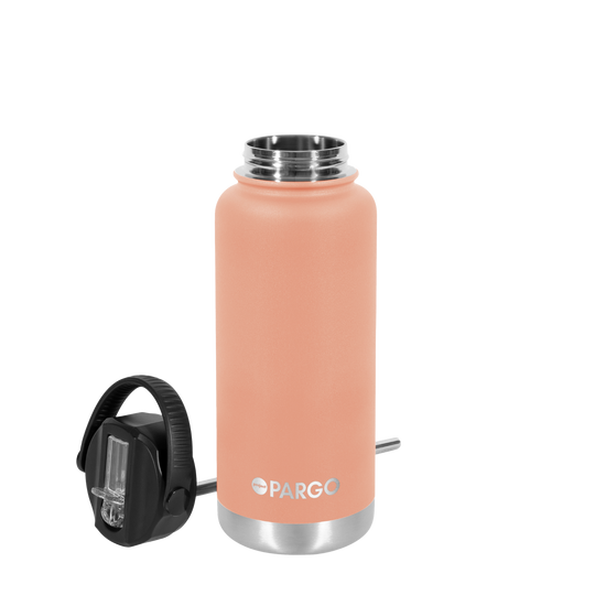 Tide & Co X Project Pargo Insulated Sports Bottle 950mL - Coral Pink