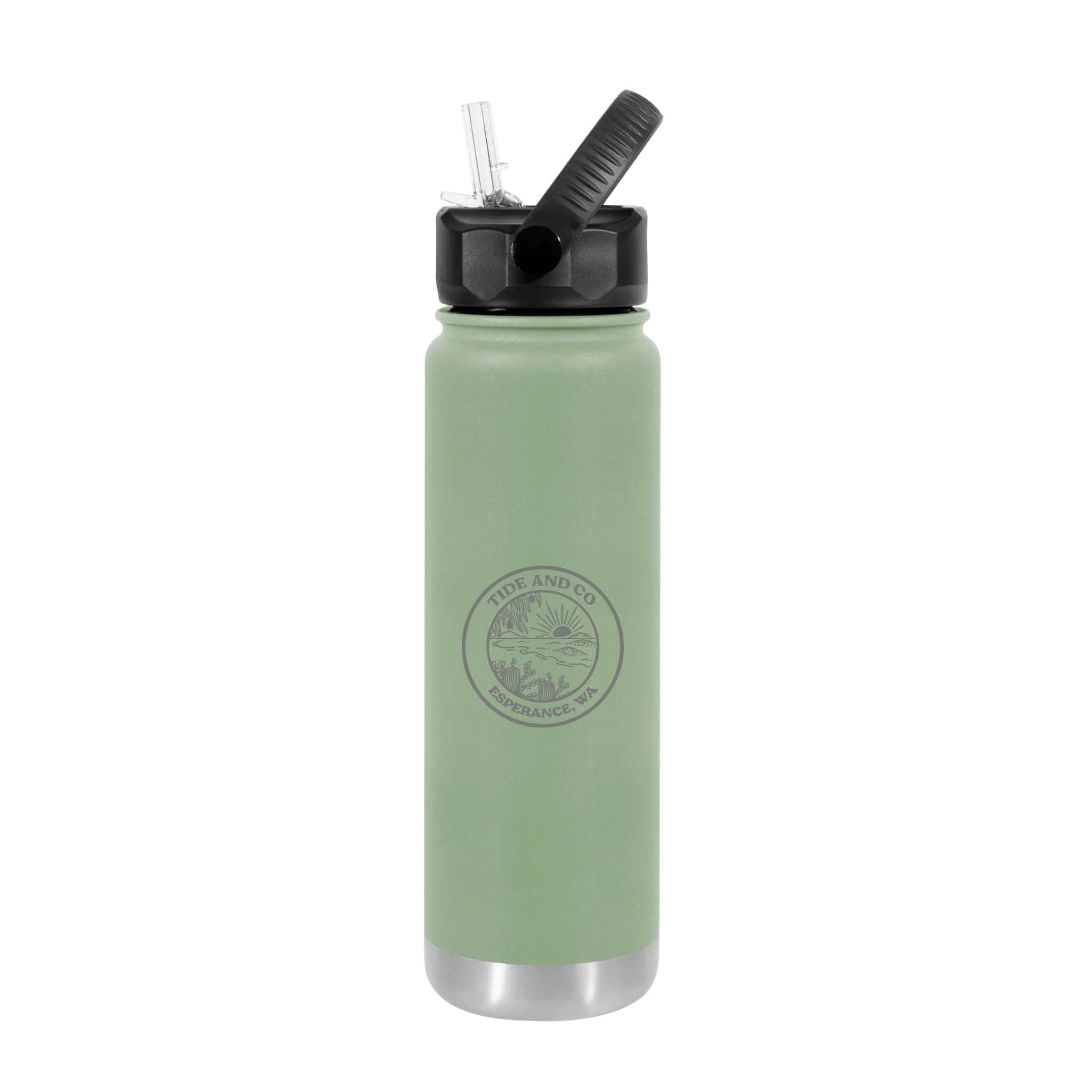 Tide & Co X Project Pargo Insulated Sports Bottle 750mL - Eucalypt Green