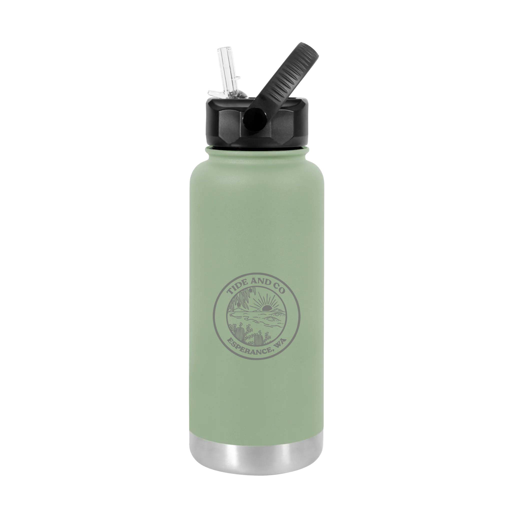 Tide & Co X Project Pargo Insulated Sports Bottle 950mL - Eucalypt Green