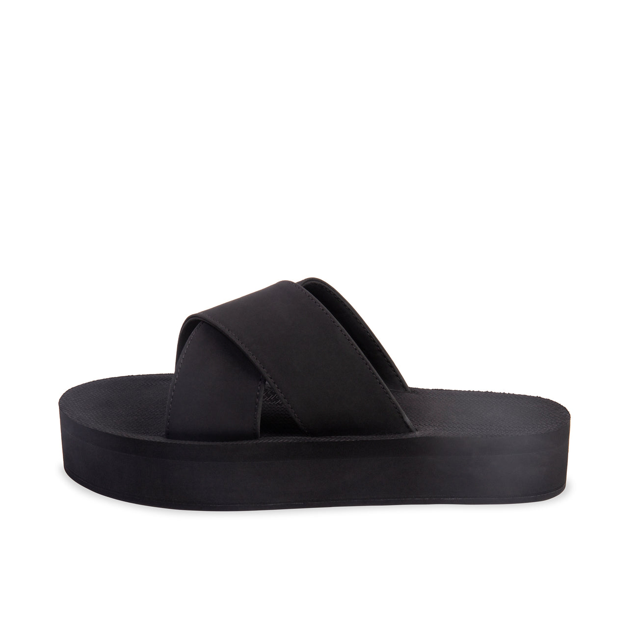 Womens Platform Cross - Black