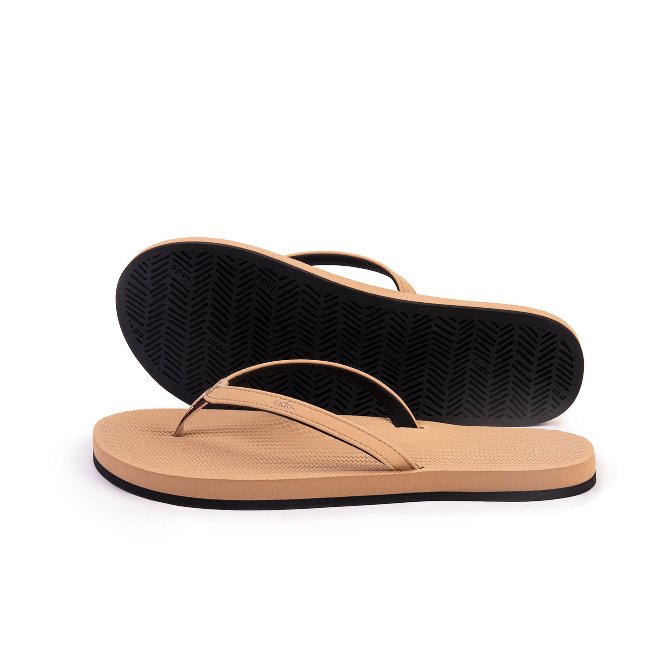 Womens Thongs - Light Soil